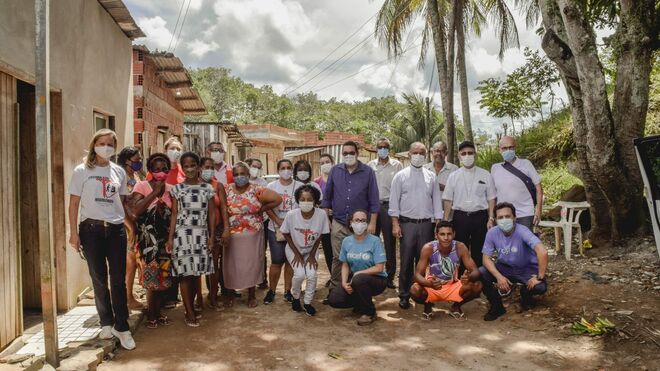 Visita Comitiva a los afectados por las inundaciones