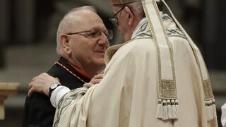 Francisco y el cardenal Sako