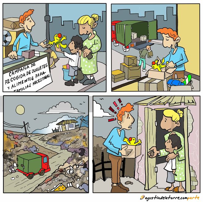 Da más quien menos tiene