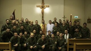 Contingente español en Letonia