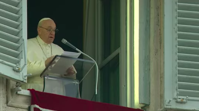 Francisco, en el Angelus de hoy