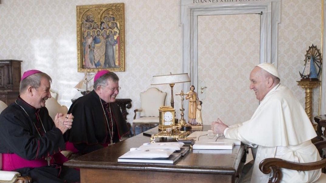 Vicepresidentes CNBB con el Papa Francisco