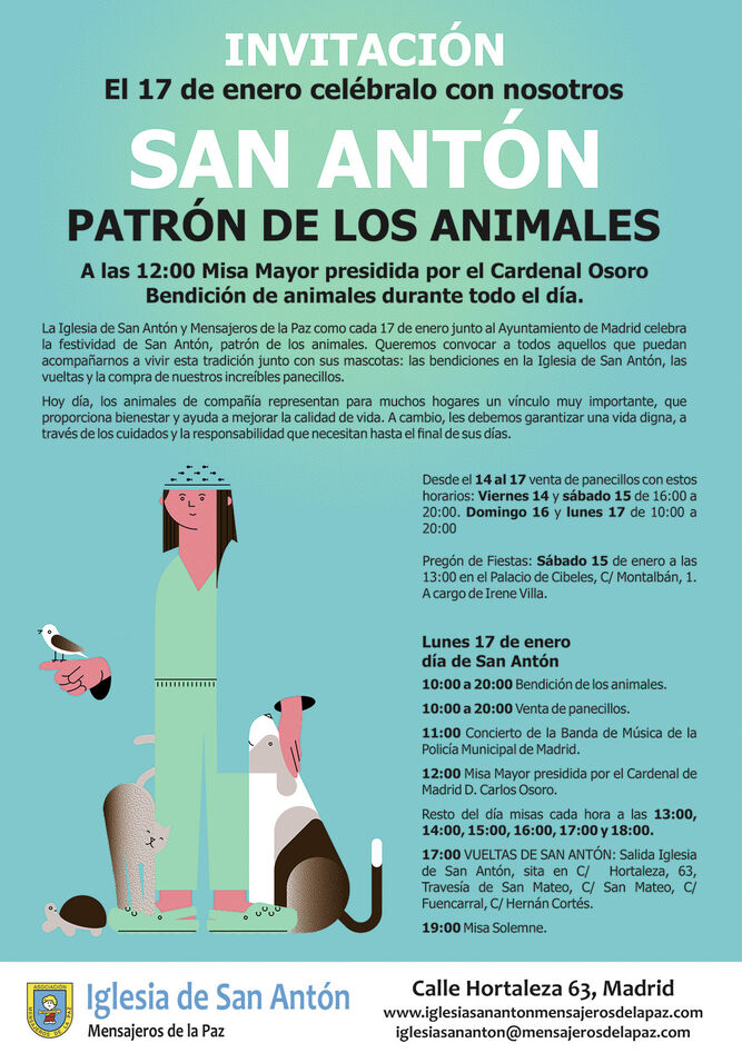 Programa de actos en San Antón