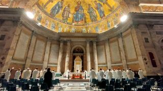 Los obispos, en San Pablo Extramuros