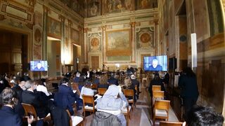 Reunión de la comisión antiCovid-19 en el Vaticano