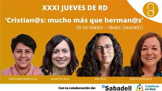 ‘Cristian@s: mucho más que herman@s’, eje de los XXXI Jueves de RD