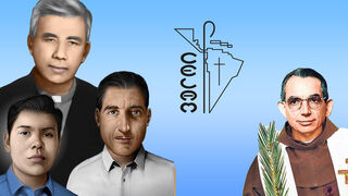 Rutilio Grande, Manuel Solórzano, Nelson Rutilio Lemu y Cosme Spessotto