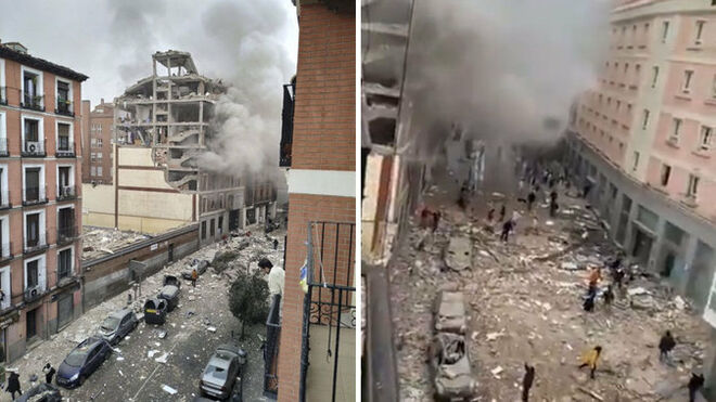 Explosión de la calle Toledo en Madrid. 2021