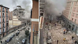 Explosión de la calle Toledo en Madrid. 2021
