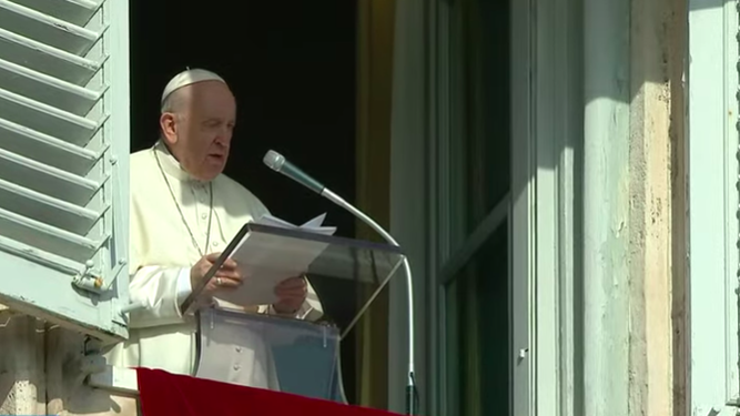Ángelus de hoy de Papa