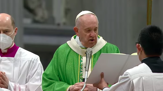 Francisco, en el Domingo de la Palabra