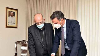 Omella y Sánchez, en la CEE