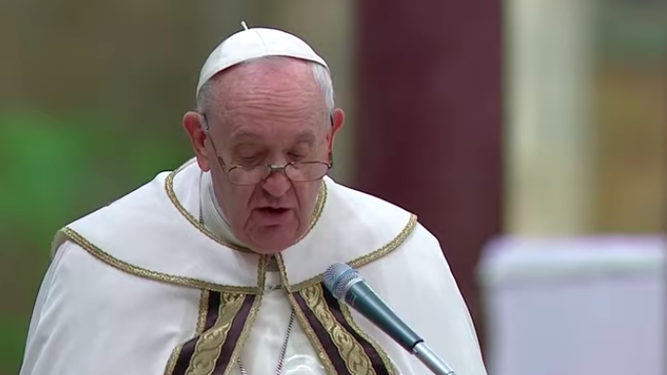 Homilía del Papa