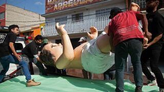 La imagen gigante del Niño Dios