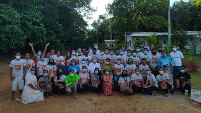 Participantes de la Escuela de Formación de la diócesis de São Gabriel da Cachoeira