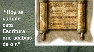 Para Jesús y para los pobres, “hoy se cumple”