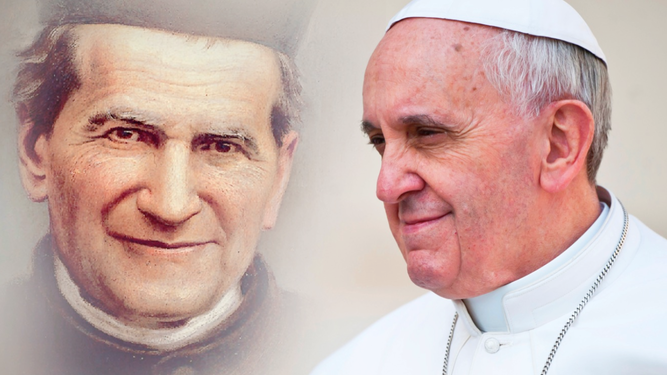 El Papa y San Juan Bosco