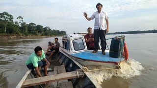 Oportuno remolque en el Amazonas