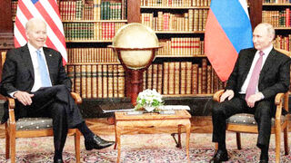 Joe Biden y Vladimir Putin