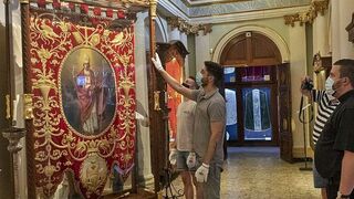 Sorolla pintó un sant Blai, que salvó en guerra el historiador Sarthou