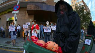 Acoso a mujeres en una clínica abortiva de Madrid