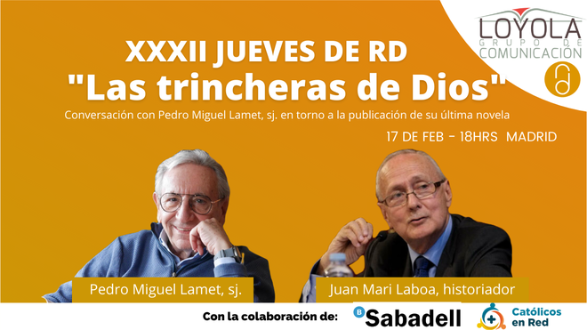 "Las trincheras De Dios": encuentro de Lamet con sus lectores, en los Jueves de RD