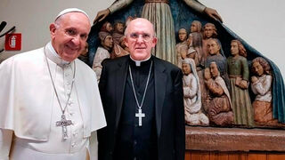 Carlos Osoro, con el Papa Francisco