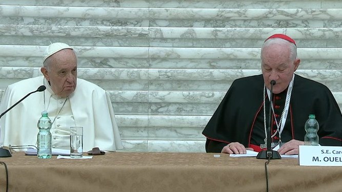 El Papa y el cardenal Ouellet