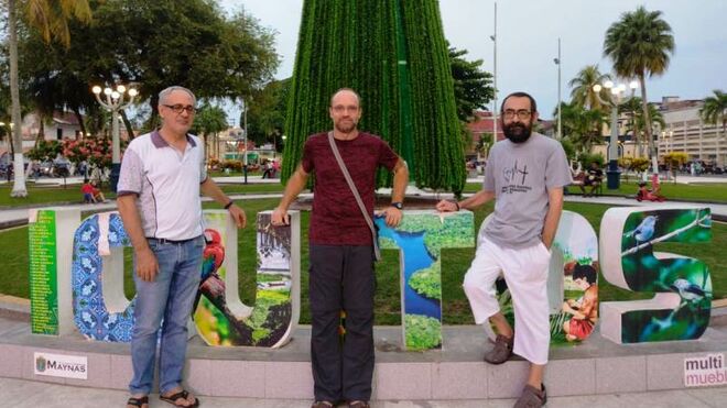 Con Miguel Ángel Cadenas y Manolo Berjón