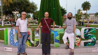 Con Miguel Ángel Cadenas y Manolo Berjón