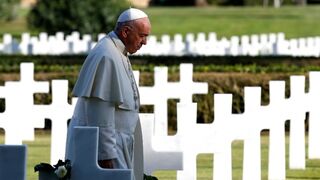 Papa, contra la guerra