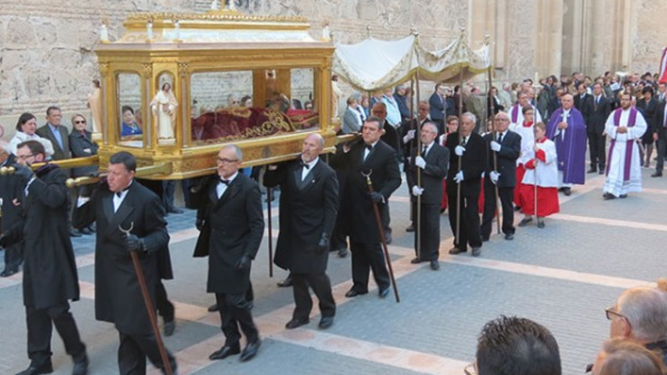 Procesión en Yecla, para pedir lluvia