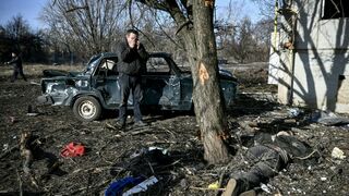 Primeras imágenes de muerte en Ucrania