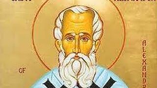 S. Alejandro de Alejandría (Protagonista en el naciente discurrir del cristianismo )