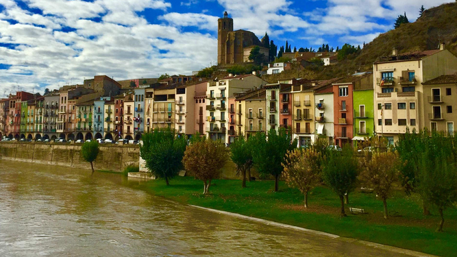 El río Segre en Balague