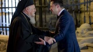 Zelensky y el Patriarca Bartolomé