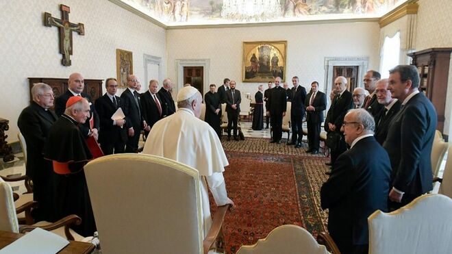 Francisco y delegación de la Orden de los Caballeros de Malta