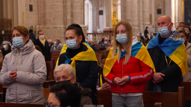 Misa por Ucrania en Valencia