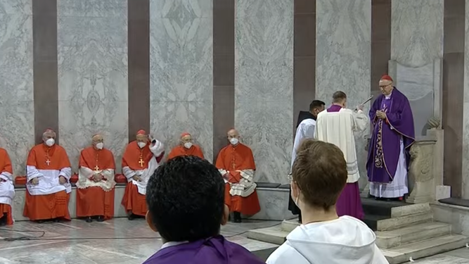 Parolin en Santa Sabina