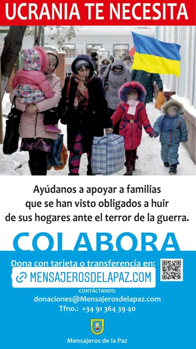 Mensajeros de la Paz, con Ucrania