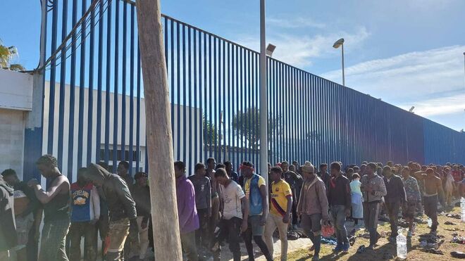Migrantes en Melilla