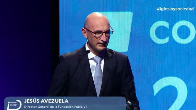 Jesús Avezuela, durante la inauguración del simposio