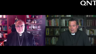 Jesús Sanz, con Javier Olivera