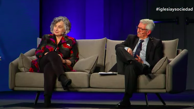 Alejandro Tiana y Carmen Pellicer