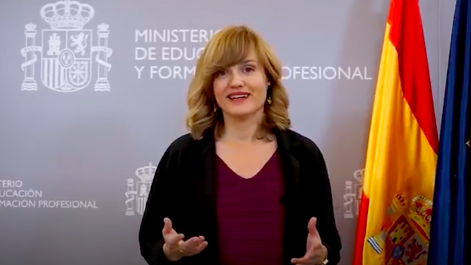 La ministra de Educación, Pilar Alegría