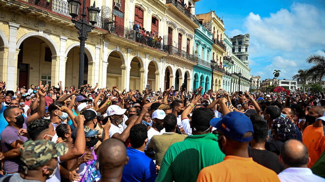 Protestas 11J en La Habana