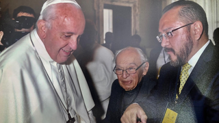 El Papa, Rodrigo Guerra y Gustavo Gutiérrez
