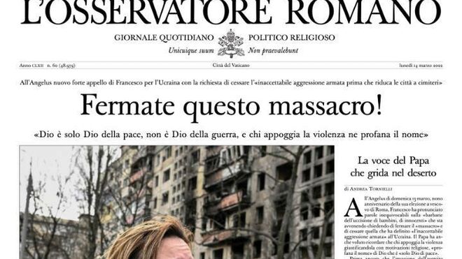 L'Osservatore Romano: "¡Detengan esta masacre!"