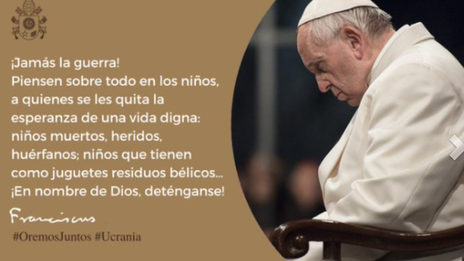 Papa y Ucrania