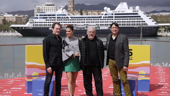 Ben Temple, Juana Acosta, Imanol Uribe y Carmelo Gómez